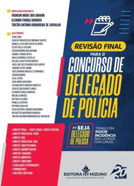 Picture of REVISÃO FINAL PARA O CONCURSO DE DELEGADO DE POLICIA - 1ª EDIÇÃO