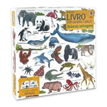Imagem de ANIMAIS SELVAGENS: LIVRO COM QUEBRA CABECA