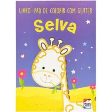 Imagem de LIVRO-PAD DE COLORIR COM GLITTER - SELVA