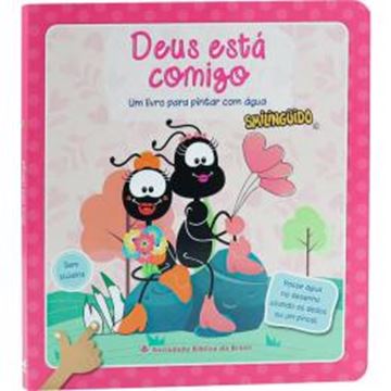 Imagem de UM LIVRO PARA PINTAR COM AGUA - SMILINGUIDO - DEUS ESTA COMIGO