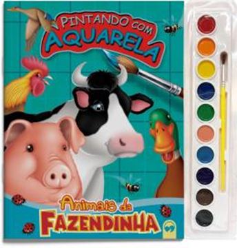 Imagem de ANIMAIS DA FAZENDINHA - PINTANDO COM AQUARELA