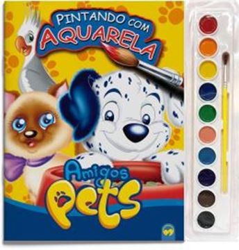 Imagem de AMIGOS PETS - PINTANDO COM AQUARELA