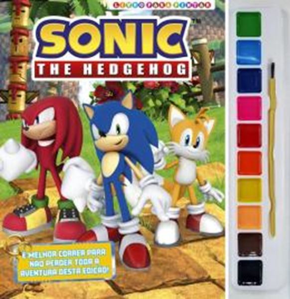 Picture of SONIC LIVRO PARA PINTAR COM AQUARELA