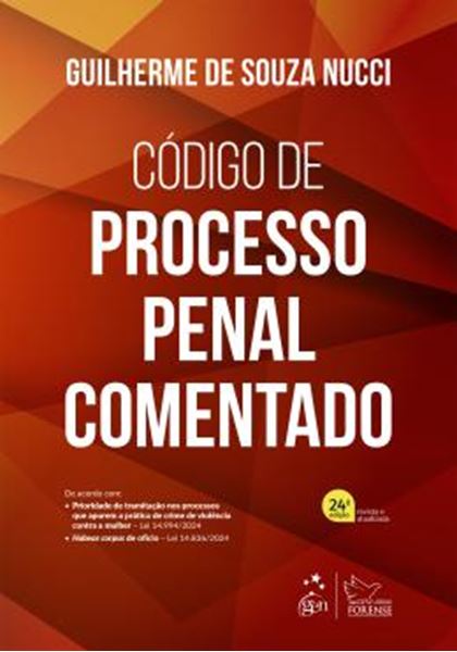 Picture of CODIGO DE PROCESSO PENAL COMENTADO - 24ª ED
