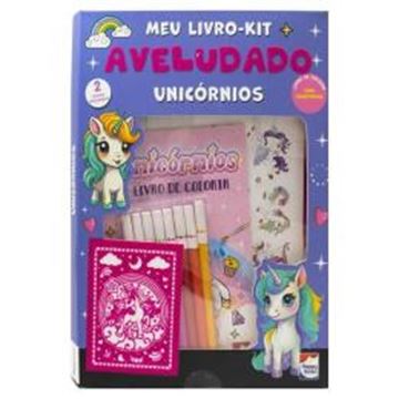 Imagem de MEU LIVRO AVELUDADO - UNICORNIOS