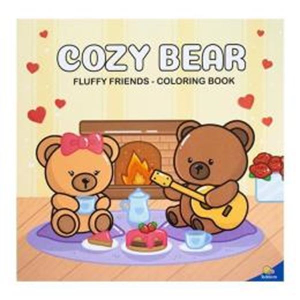 Picture of FLUFFY FRIENDS - COLORING BOOK - COZY BEAR