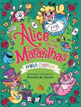 Imagem de ALICE NO PAIS DAS MARAVILHAS - PARA COLORIR
