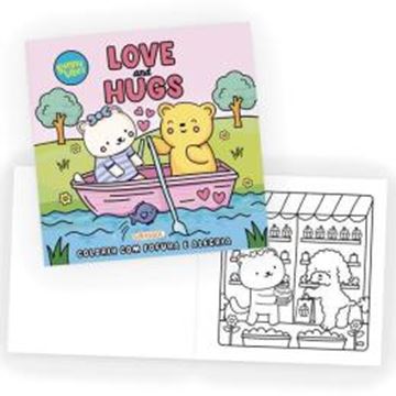 Imagem de SUNNY VIBES - LOVE AND HUGS - COLORIR COM FOFURA E ALEGRIA - LIVRO DE COLORIR