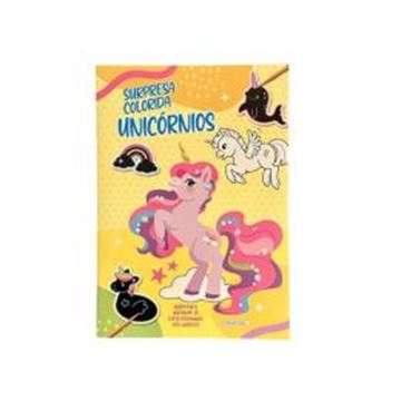 Imagem de SURPRESA COLORIDA - UNICORNIOS - RASPE PARA DESCOBRIR AS CORES ESCONDIDAS NOS ADESIVOS!