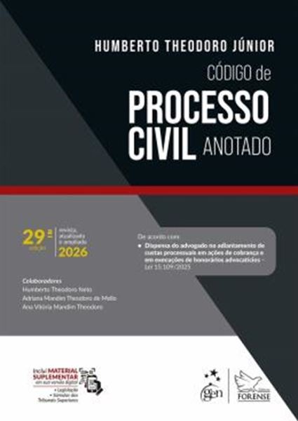 Picture of CODIGO DE PROCESSO CIVIL ANOTADO - 29ª ED 2026