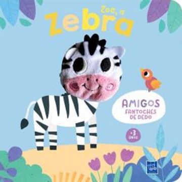 Imagem de AMIGOS FANTOCHES DE DEDO - ZOE, A ZEBRA
