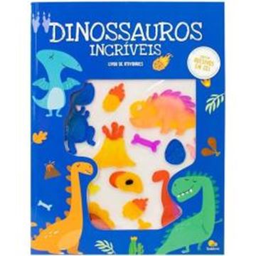 Imagem de ADESIVOS EM GEL - LIVRO DE ATIVIDADES - DINOSSAUROS INCRIVEIS