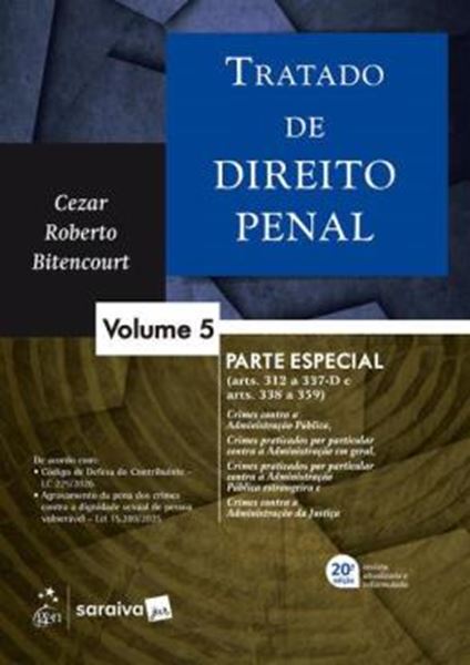 Picture of TRATADO DE DIREITO PENAL - PARTE ESPECIAL - VOL. 5 - 20ª EDICAO 2026