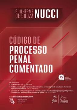 Imagem de CODIGO DE PROCESSO PENAL COMENTADO - 25ª EDICAO 2026