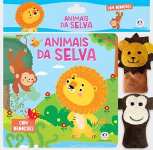 Picture of ANIMAIS DA SELVA - LIVRO COM DEDOCHE
