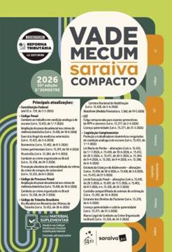 Imagem de VADE MECUM SARAIVA COMPACTO 33ª ED - 2026