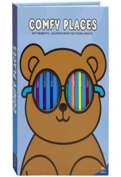 Picture of SOFT MOMENTS - COLORING BOOK FOR YOUNG ADULTS - COMFY PLACES