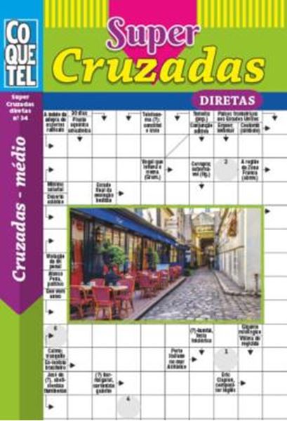 Picture of LIVRO COQUETEL SUPER PALAVRAS CRUZADAS DIRETAS - Nº 34