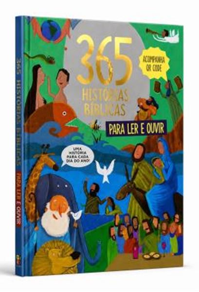 Picture of 365 HISTORIAS BIBLICAS PARA LER E OUVIR - CAPA DURA - VOLUME 1 - 365 HISTORIAS BIBLICAS PARA LER E OUVIR - CAPA DURA - LIVRO COM QR CODE
