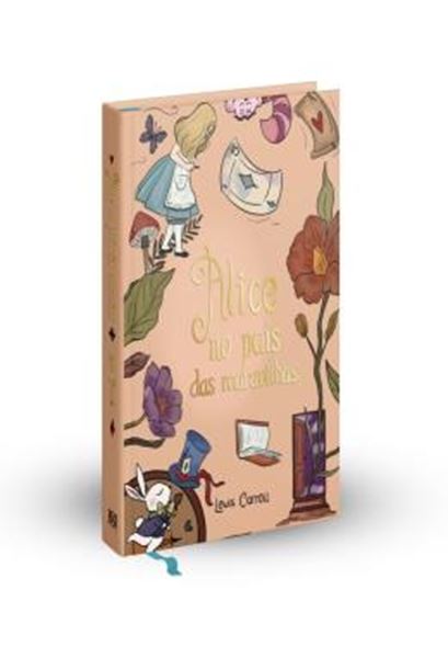 Picture of ALICE NO PAIS DAS MARAVILHAS | LEWIS CARROLL | CAPA DURA LUXO - FITILHO E BRINDES |